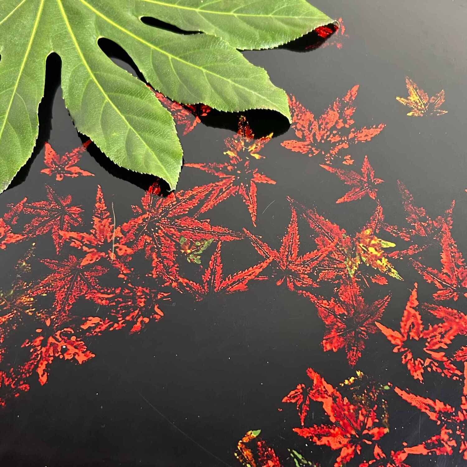 Mid Century Maple Leaf Tray, Japan.