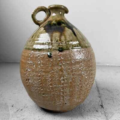 Mid Century Glazed Ceramic Shigaraki Jug, Japan.