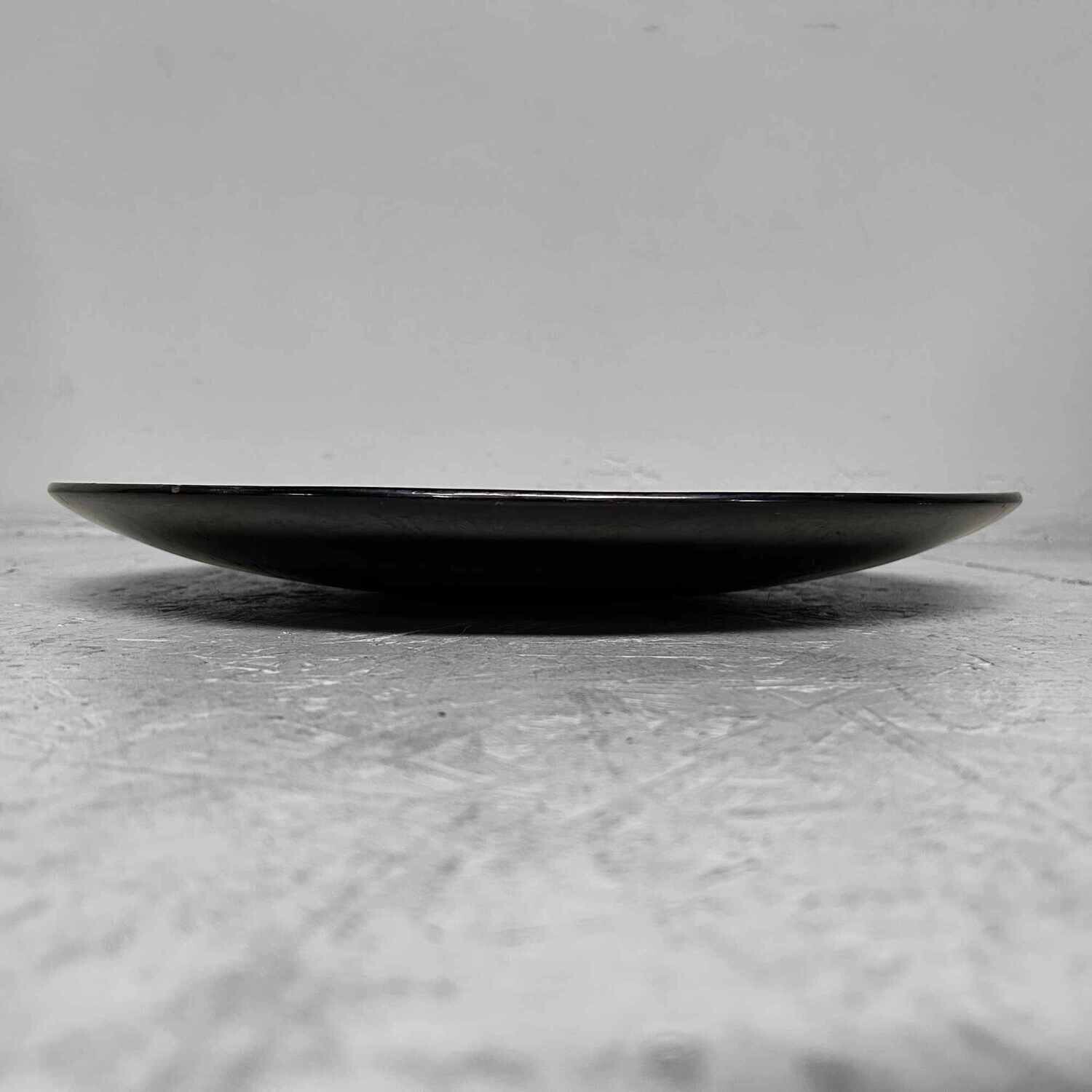 Japanse Urushi-Suri Lakwerk Schaal met Bloemendecor, Shōwa.