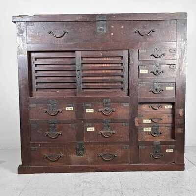 Large Store Archive Cabinet 三井ハウス (Mitsui House), late Meiji Era, Japan.