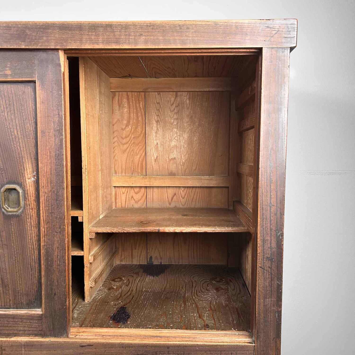 Wooden Store Cabinet Japan, Taishō Period.