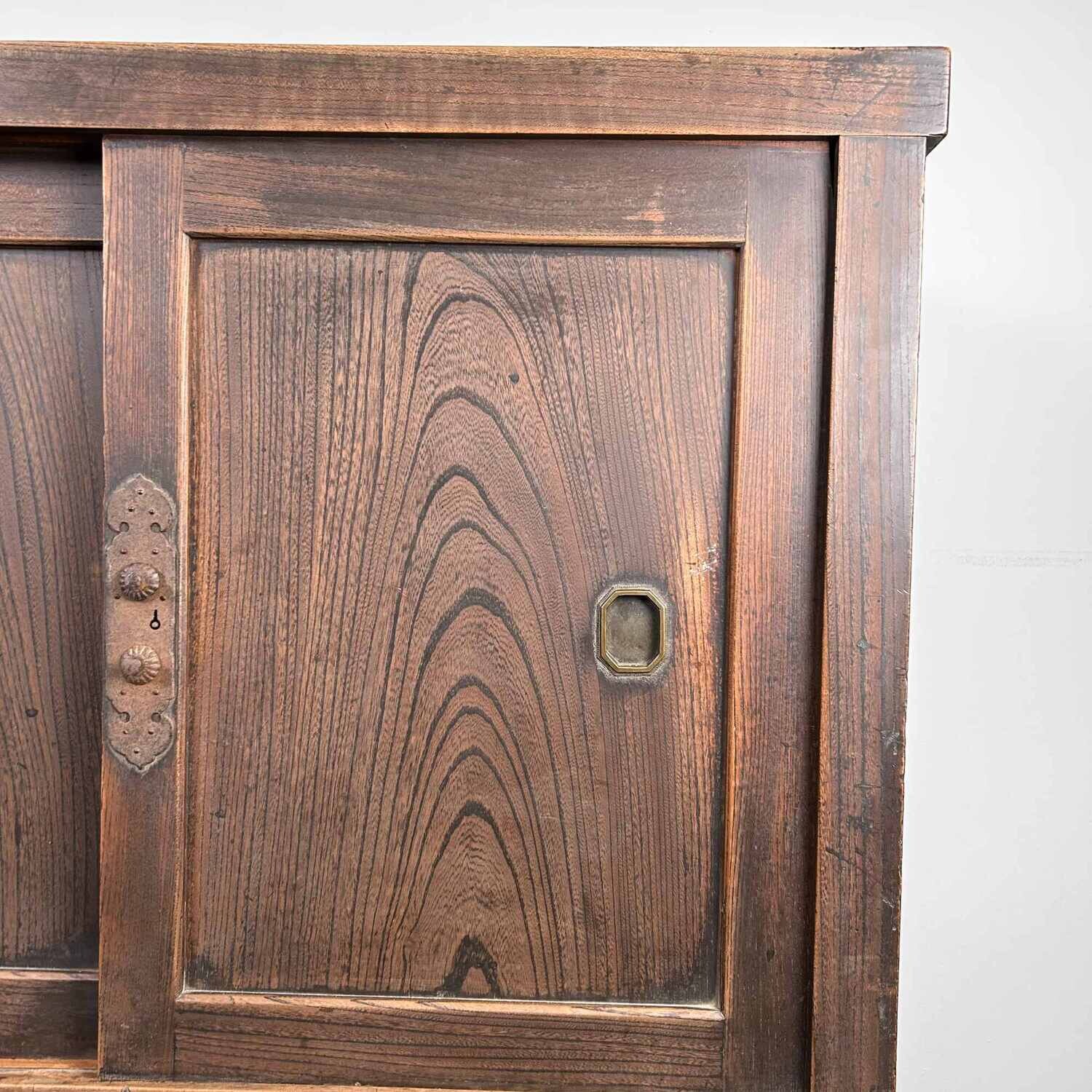 Wooden Store Cabinet Japan, Taishō Period.