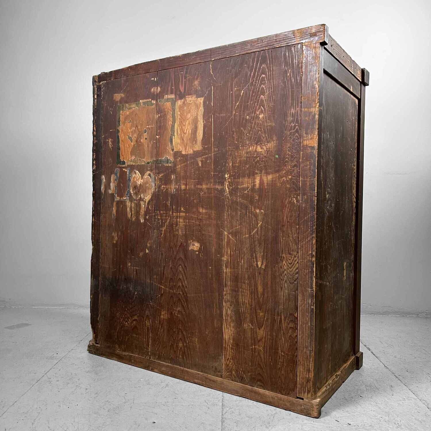 Wooden Store Cabinet Japan, Taishō Period.
