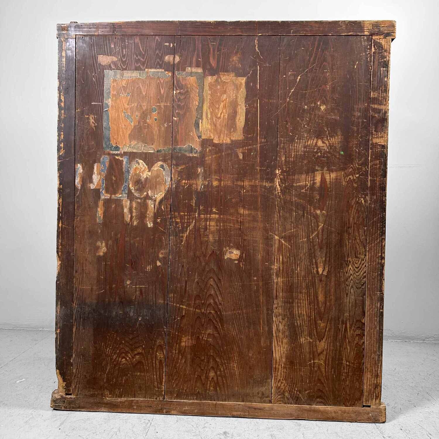 Wooden Store Cabinet Japan, Taishō Period.