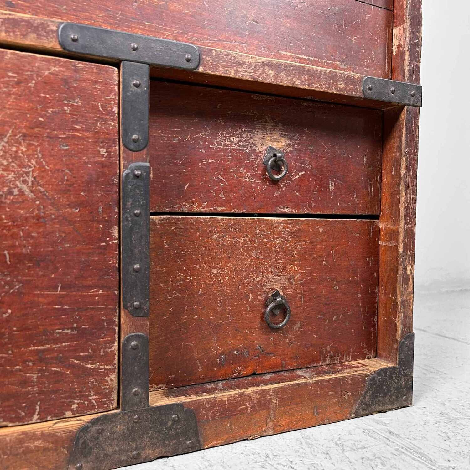 Japanse Traditionele Tansu Ladekast, Taishō-periode.
