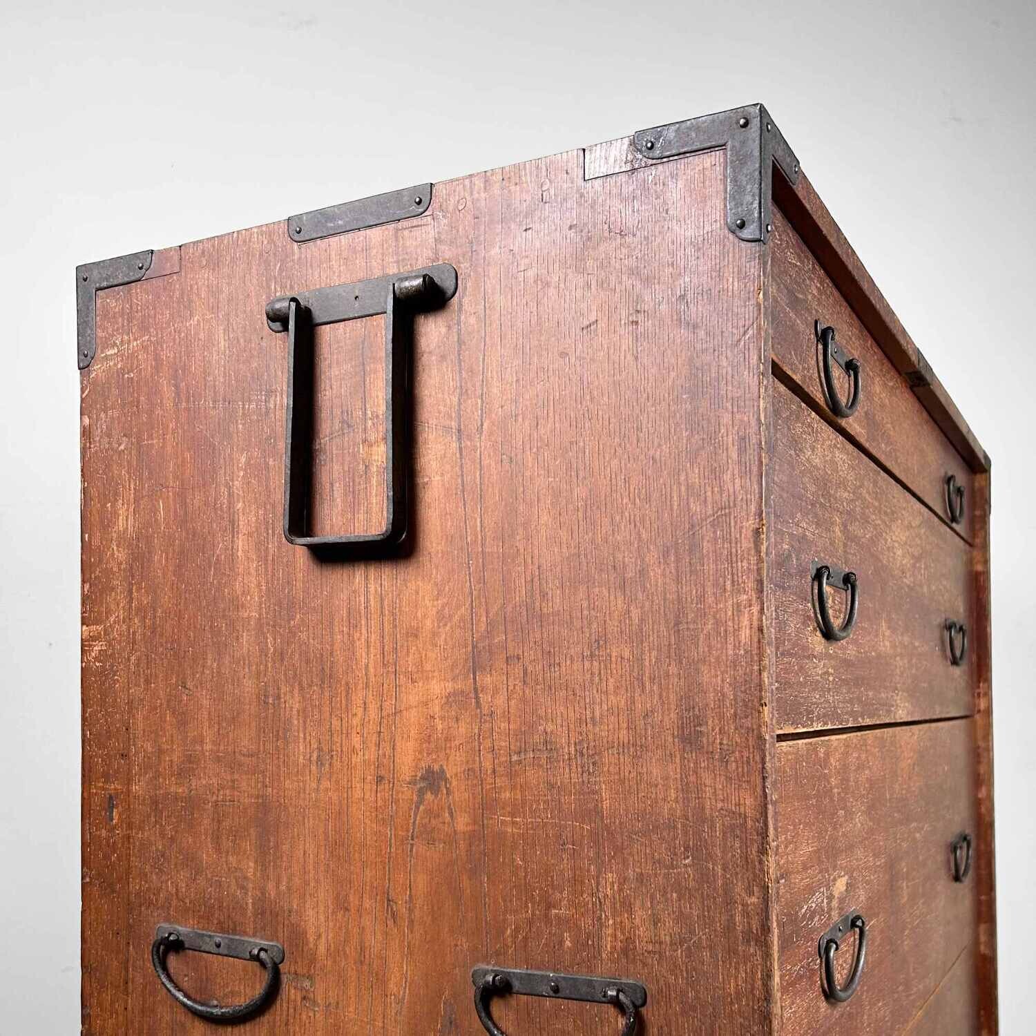 Japanse Traditionele Tansu Ladekast, Taishō-periode.