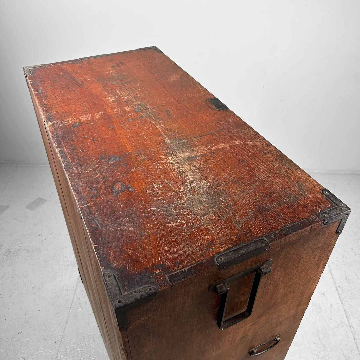 Japanse Traditionele Tansu Ladekast, Taishō-periode.