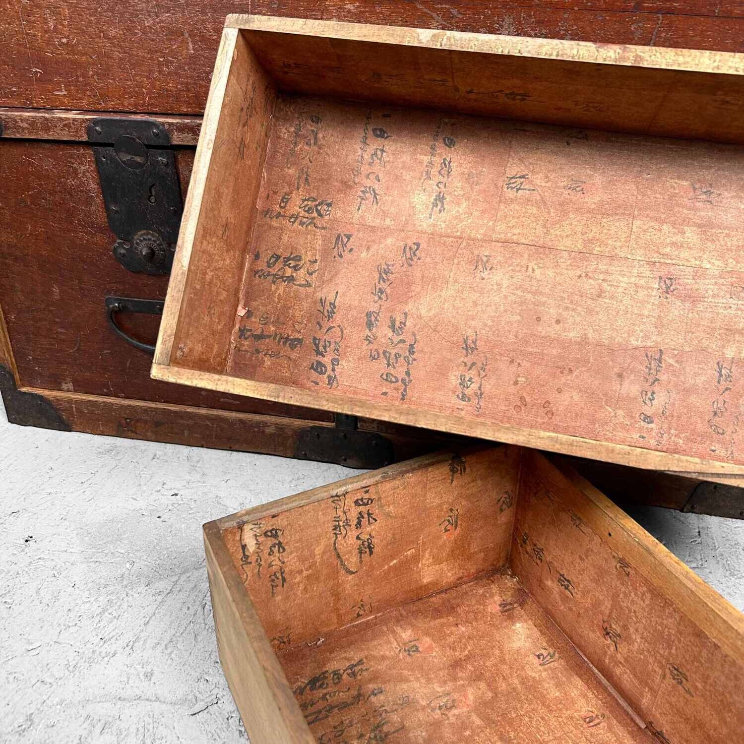 Japanse Traditionele Tansu Ladekast, Taishō-periode.