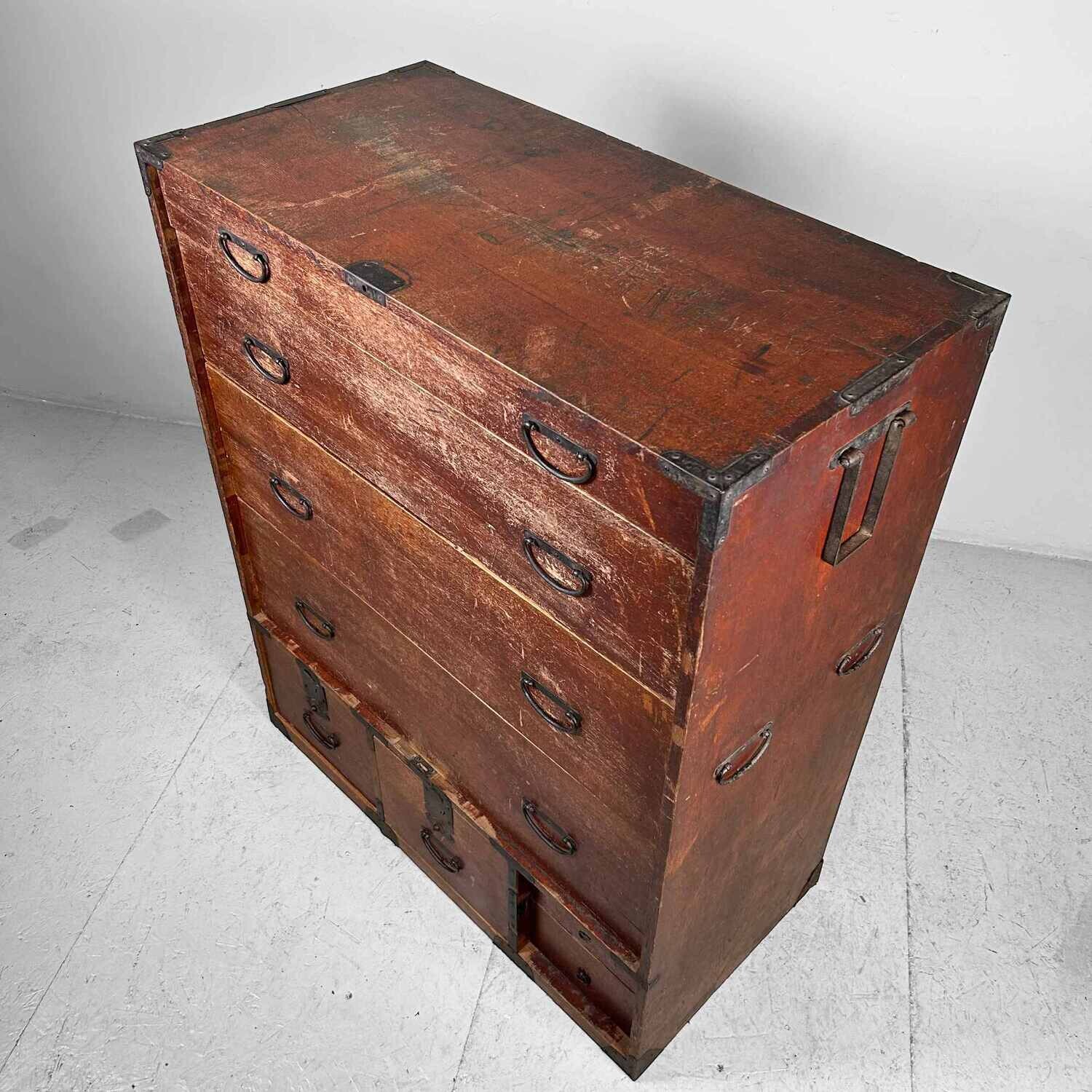 Japanse Traditionele Tansu Ladekast, Taishō-periode.