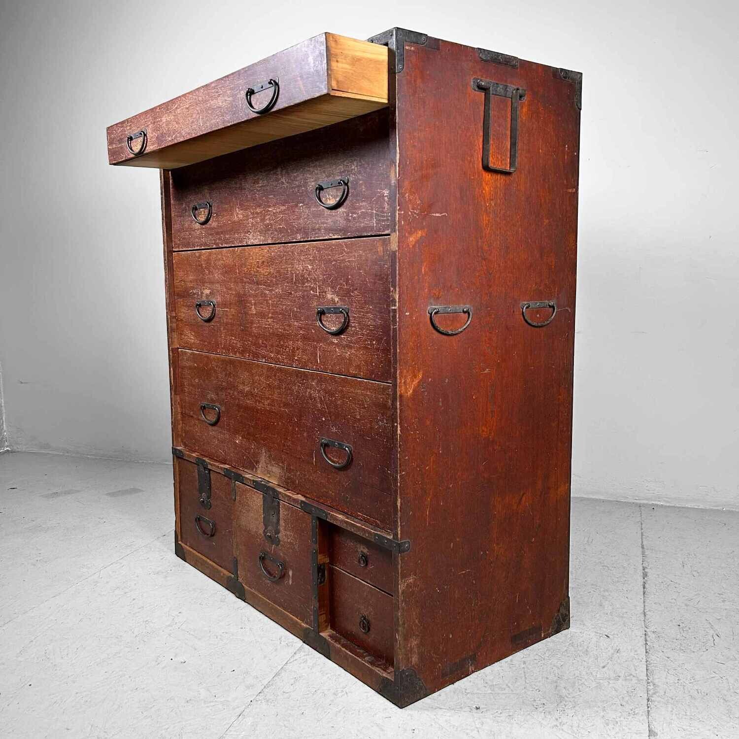 Japanse Traditionele Tansu Ladekast, Taishō-periode.