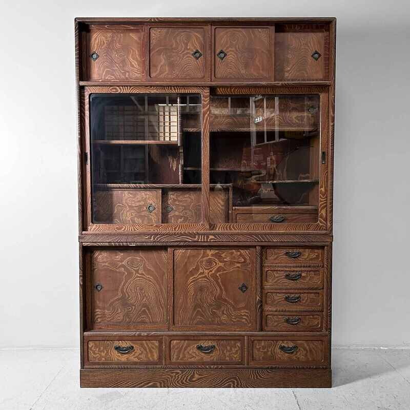 Mid Century Cha Tansu Japanese Tea Cabinet from the 1970s.