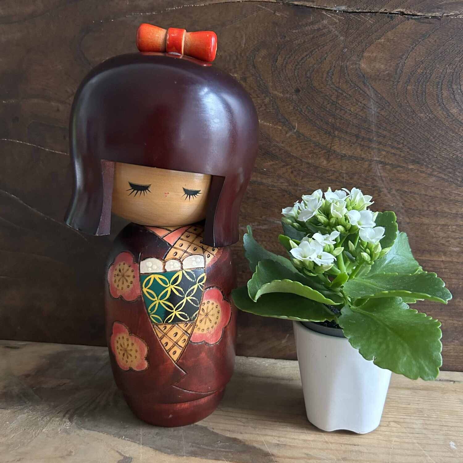 Vintage Kokeshi Doll, Miyashita Hajime, Japan.