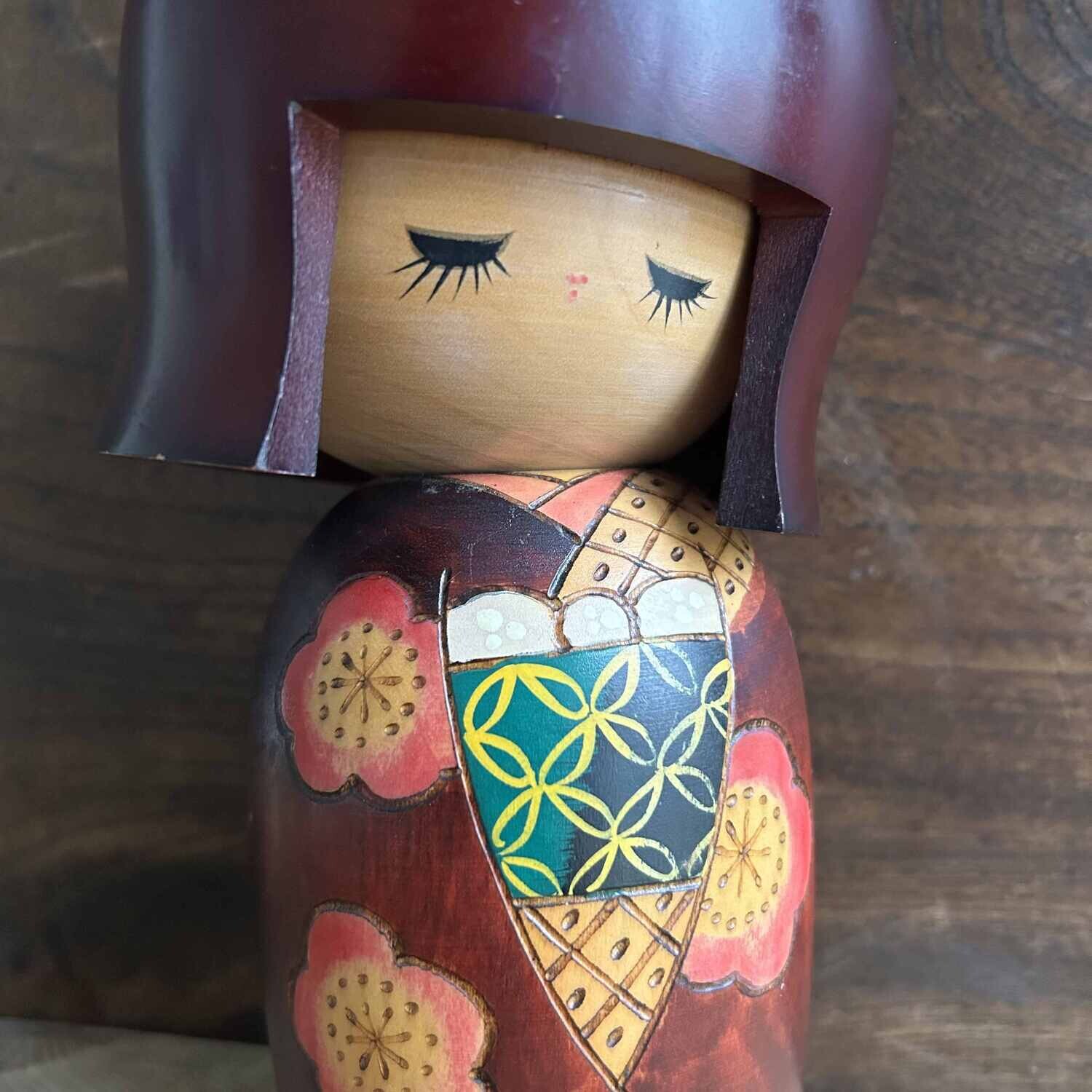 Vintage Kokeshi Doll, Miyashita Hajime, Japan.