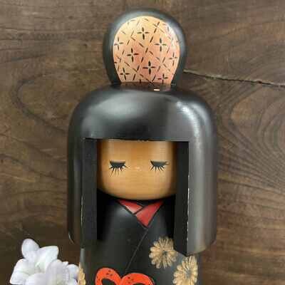 Vintage Sosaku Kokeshi Doll by Miyashita Hajime, Japan.