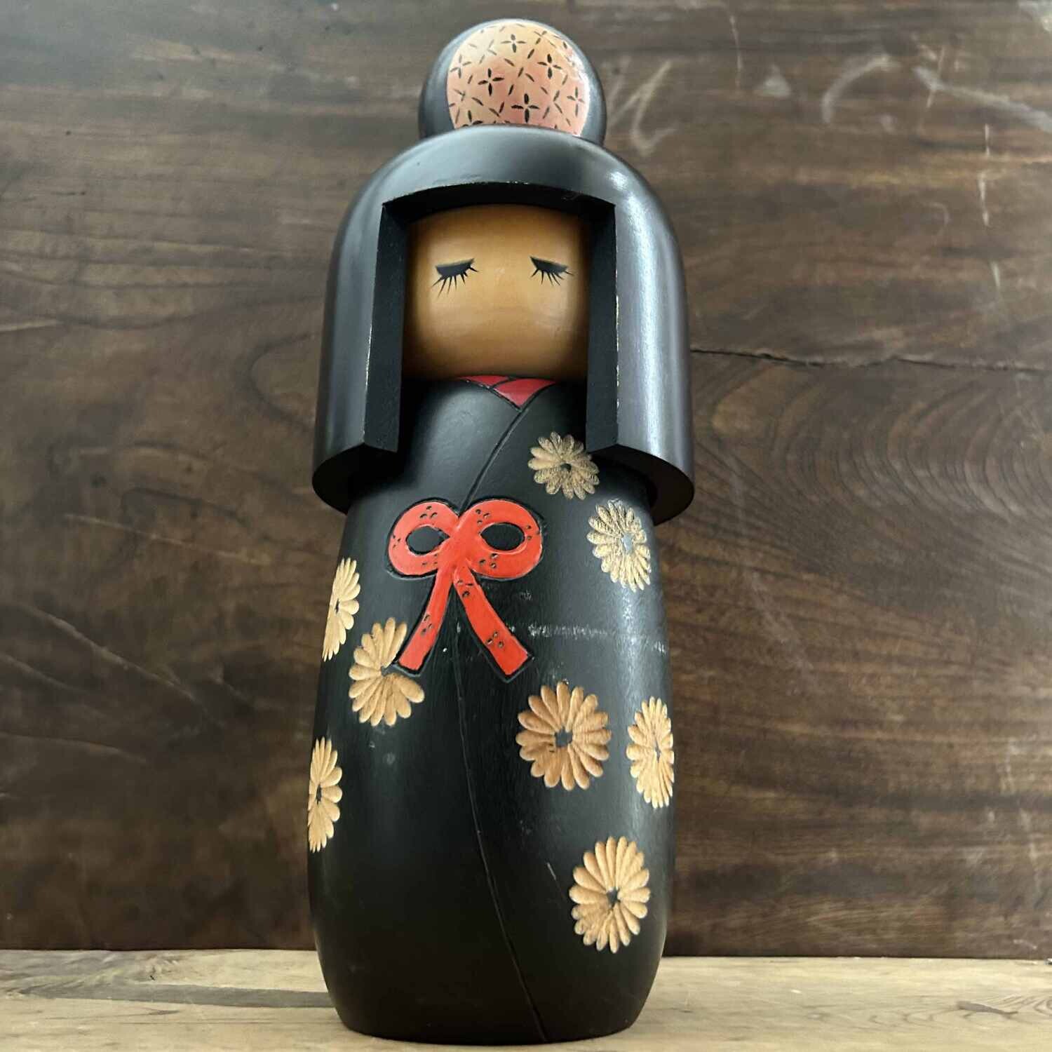 Vintage Sosaku Kokeshi Doll by Miyashita Hajime, Japan.