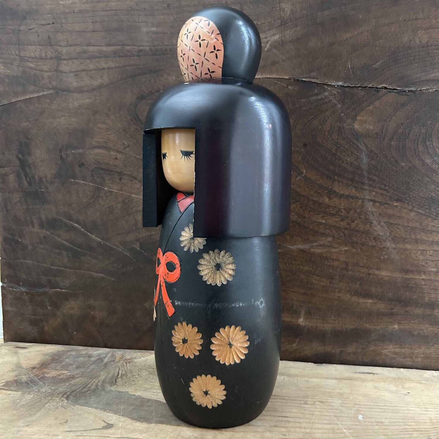 Vintage Sosaku Kokeshi Doll by Miyashita Hajime, Japan.