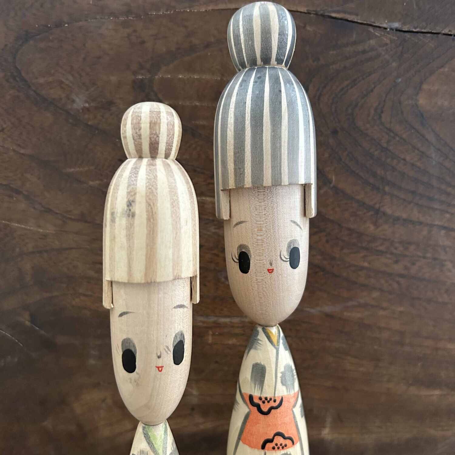 Set Kawaii Sosaku Kokeshi, Japan.
