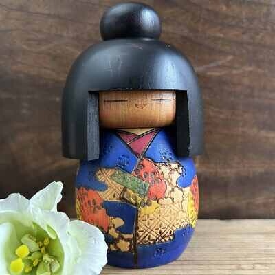 Vintage Sosaku Kokeshi Doll, Kazuo Takamizawa, Japan.