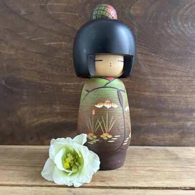 Creative Kokeshi Doll by Fujikawa Masae, Japan.