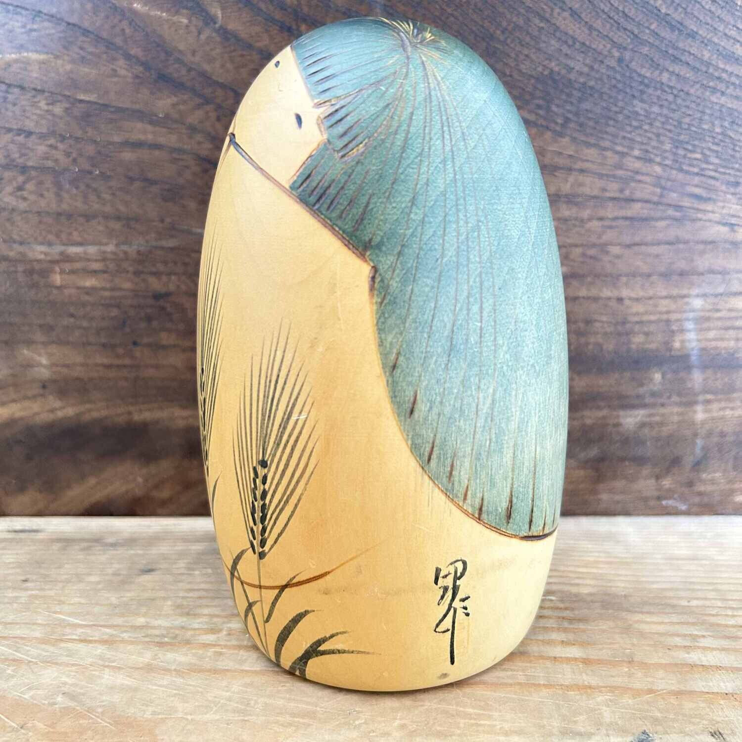 Vintage Kokeshi 'Grain Stalk', Usaburo, Japan. Vintage Kokeshi 'Grain Stalk', Usaburo, Japan.