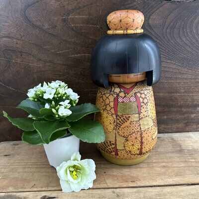 Houten Vintage Kokeshi Pop, Kazuo Takamizawa, Japan.