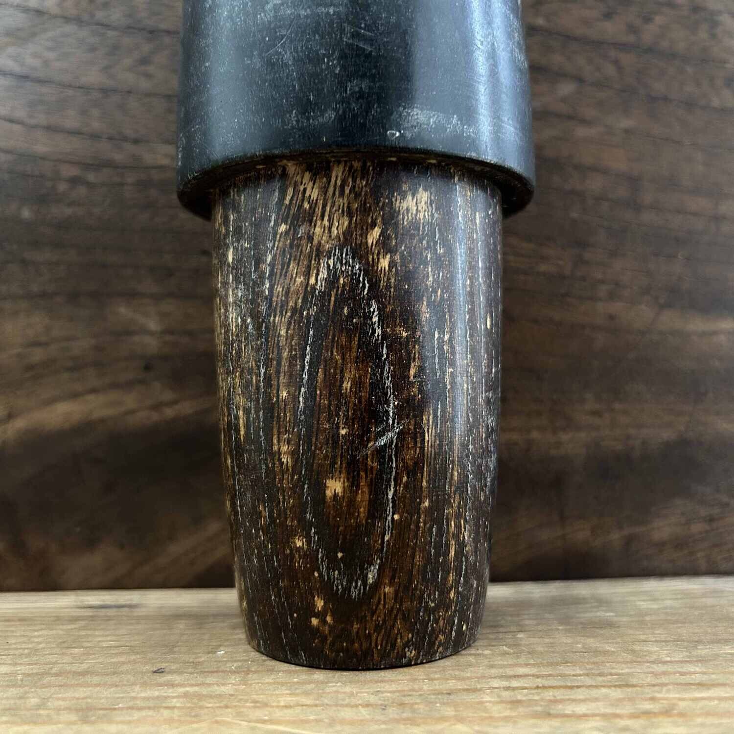 Vintage Sosaku Kokeshi, 'Fuyu No Shojo Winter Girl' by Shozan Shido.