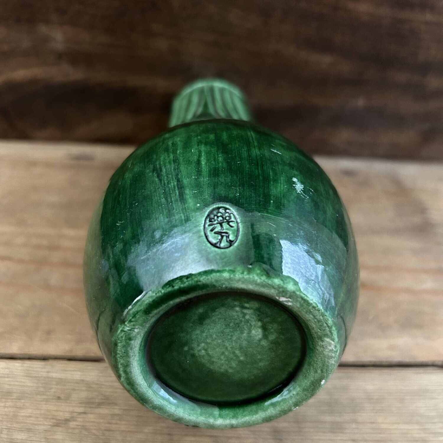 Elegante Mid Century Ikebana Vaas, Raku-yaki (楽焼), Japan.