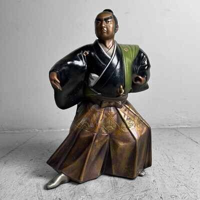 Mid Century Samoerai Krijger Beeld, Takaoka, Japan.