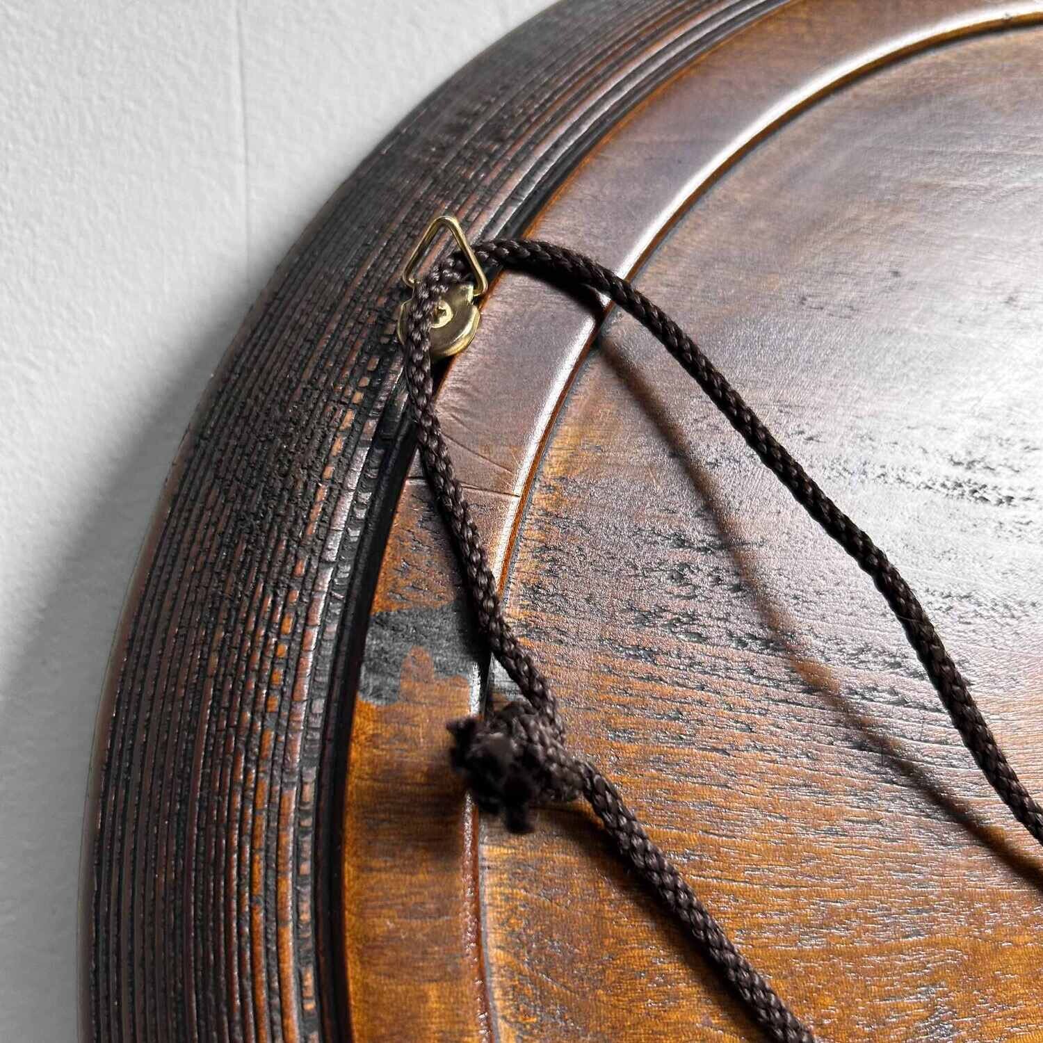 Houten Wanddecoratie Boeddha's Hart 仏心, Heisei-periode, Japan.