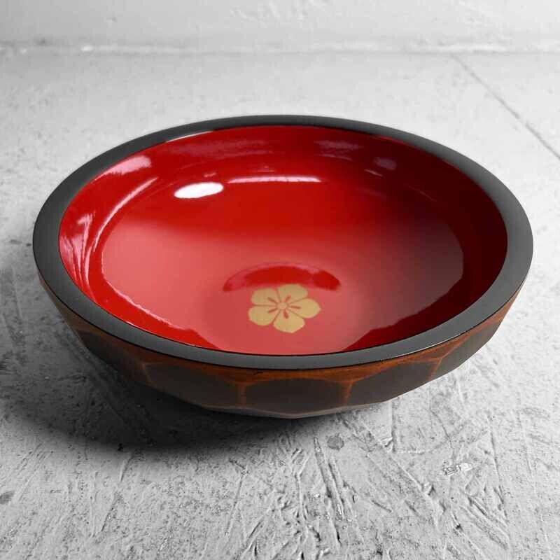 Wooden Mid Century Urushi Bowl, Shōwa Era, Japan.