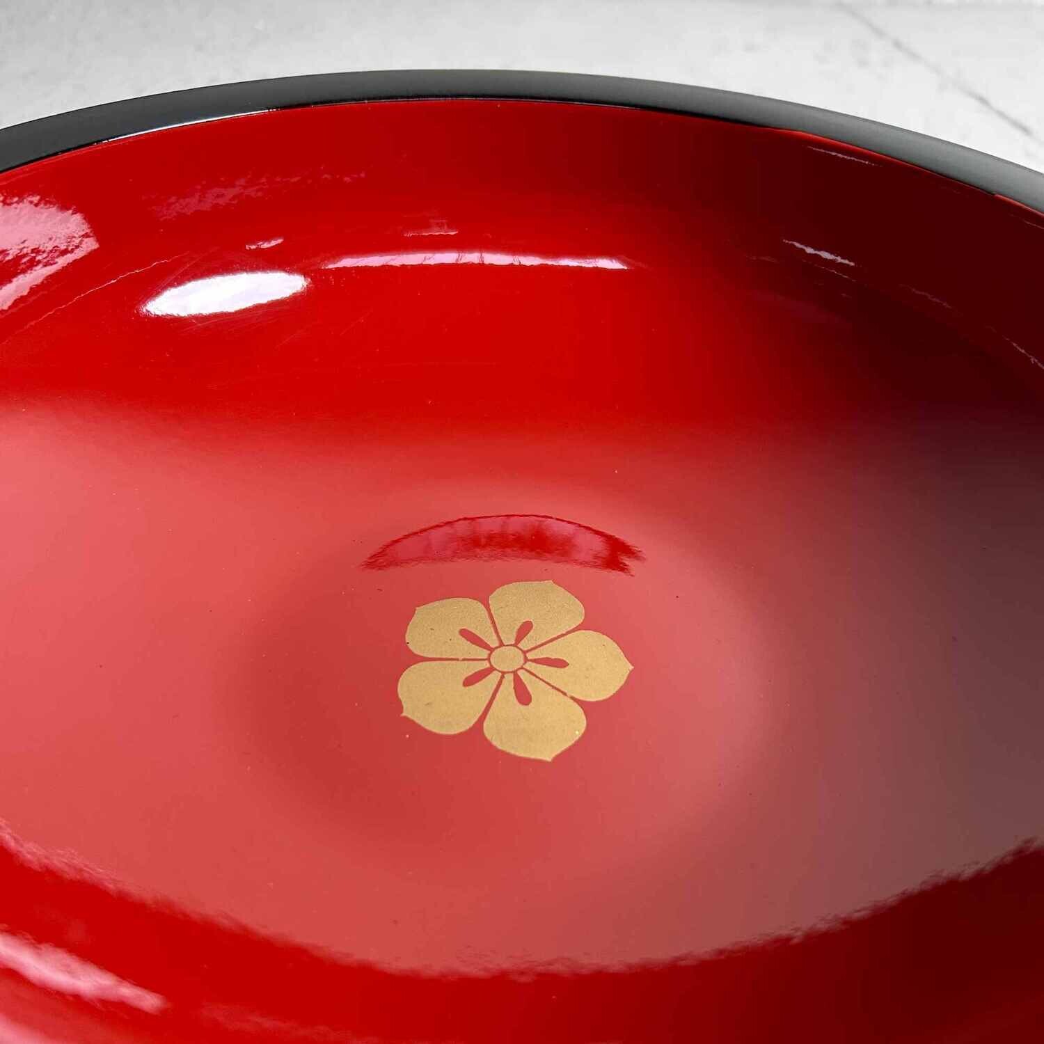 Wooden Mid Century Urushi Bowl, Shōwa Era, Japan.