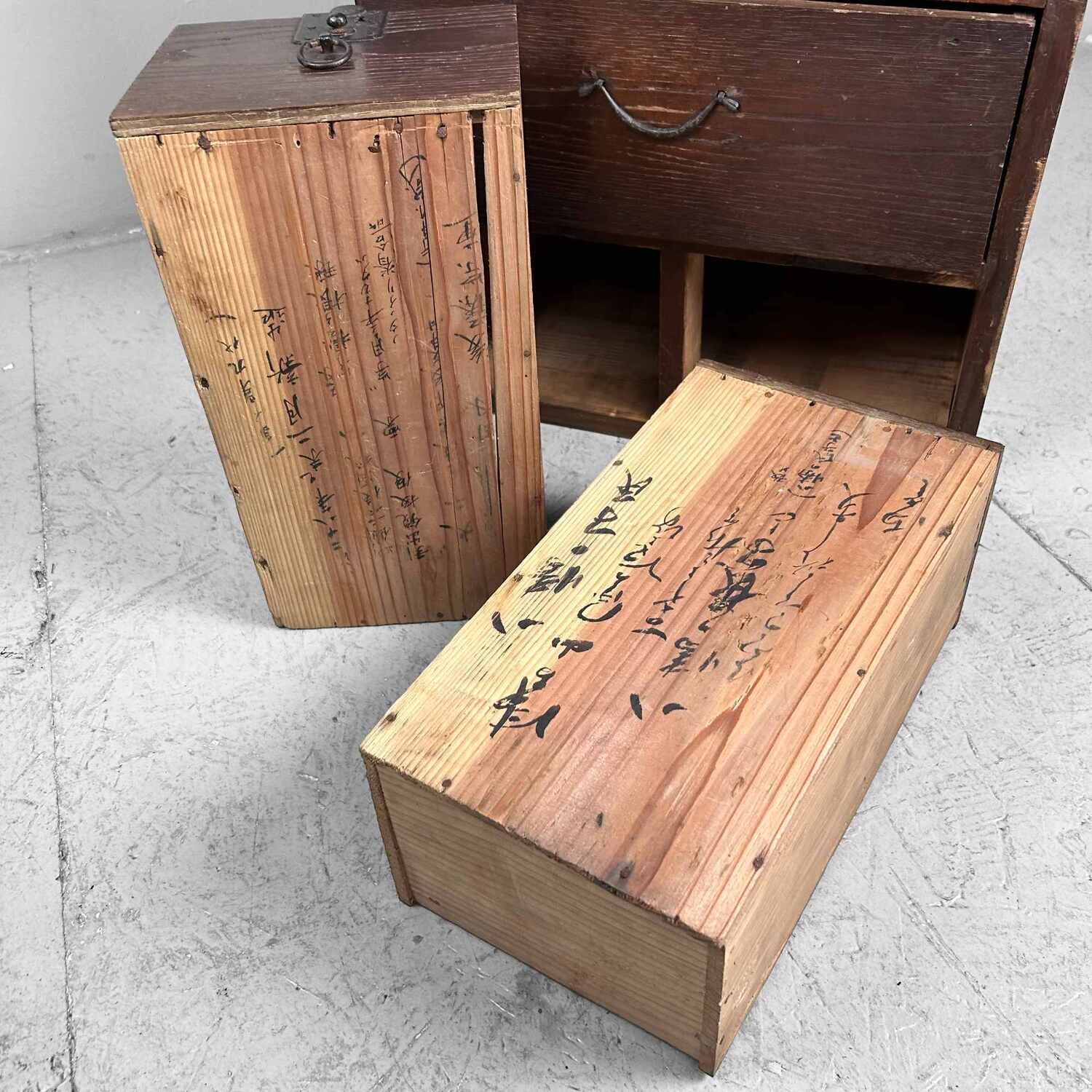 Antieke Japanse Schrijfkast Kakesuzuri, Taishō-periode, Japan.