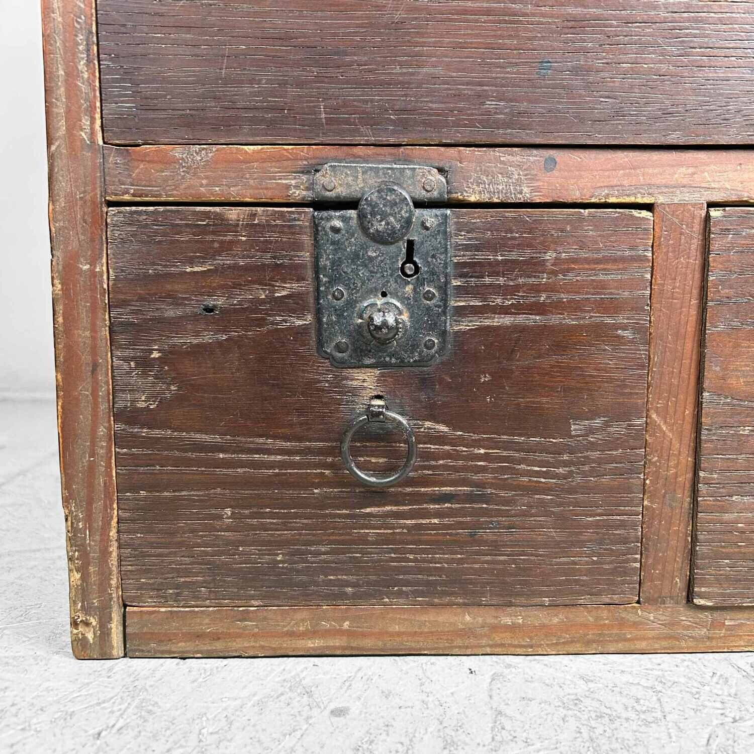 Antieke Japanse Schrijfkast Kakesuzuri, Taishō-periode, Japan.