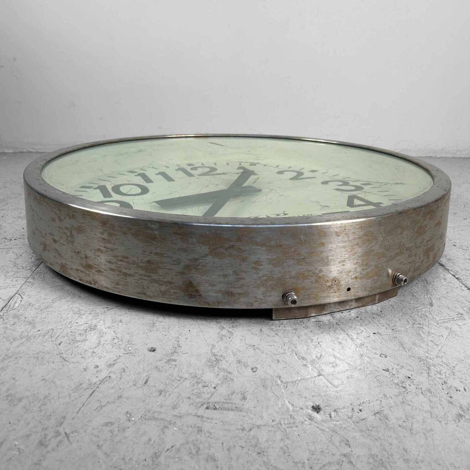 Industrial Vintage Wall Clock, Japan.