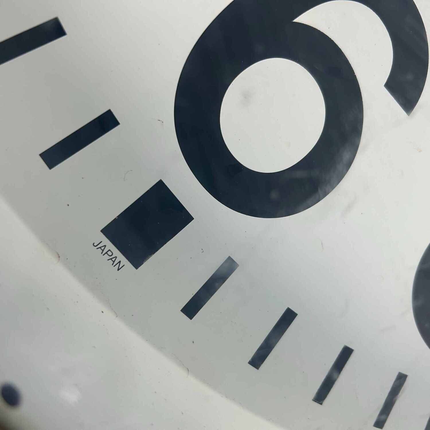 Industrial Vintage Wall Clock, Japan.