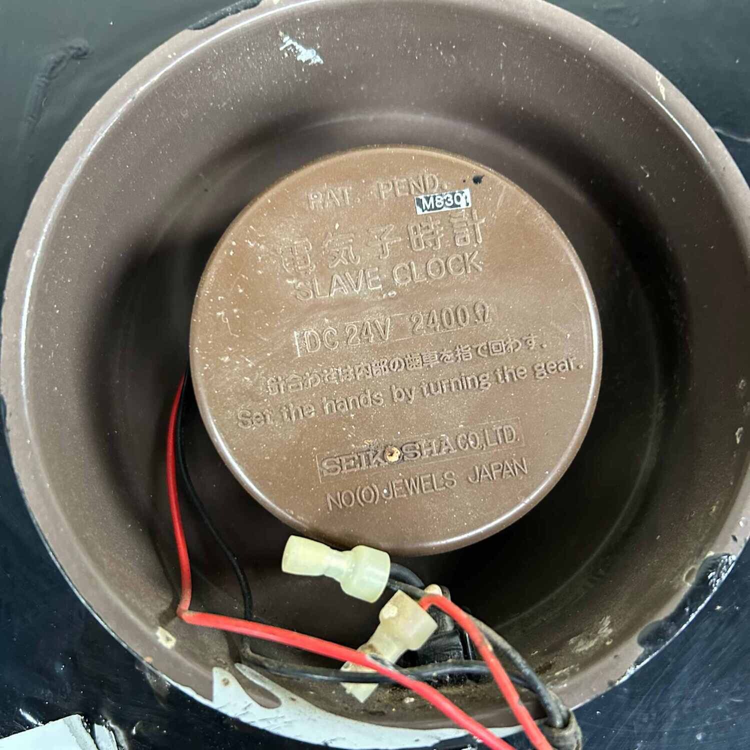 Industrial Vintage Wall Clock, SEIKO, Japan.