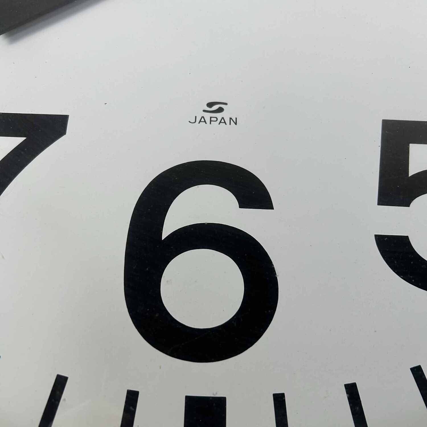 Industrial Vintage Wall Clock, SEIKO, Japan.