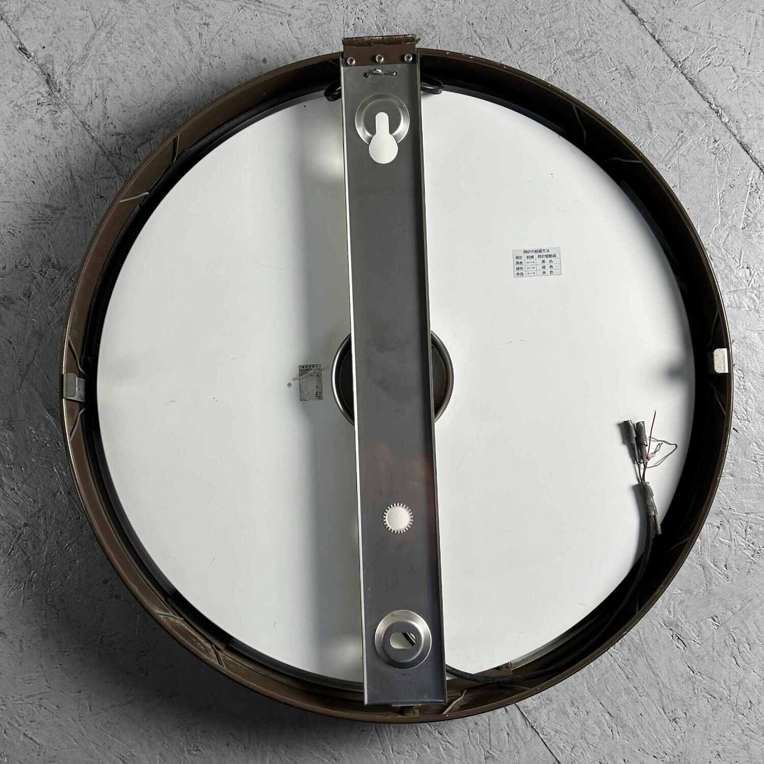 Industriële Vintage Wandklok, SEIKO, Japan.