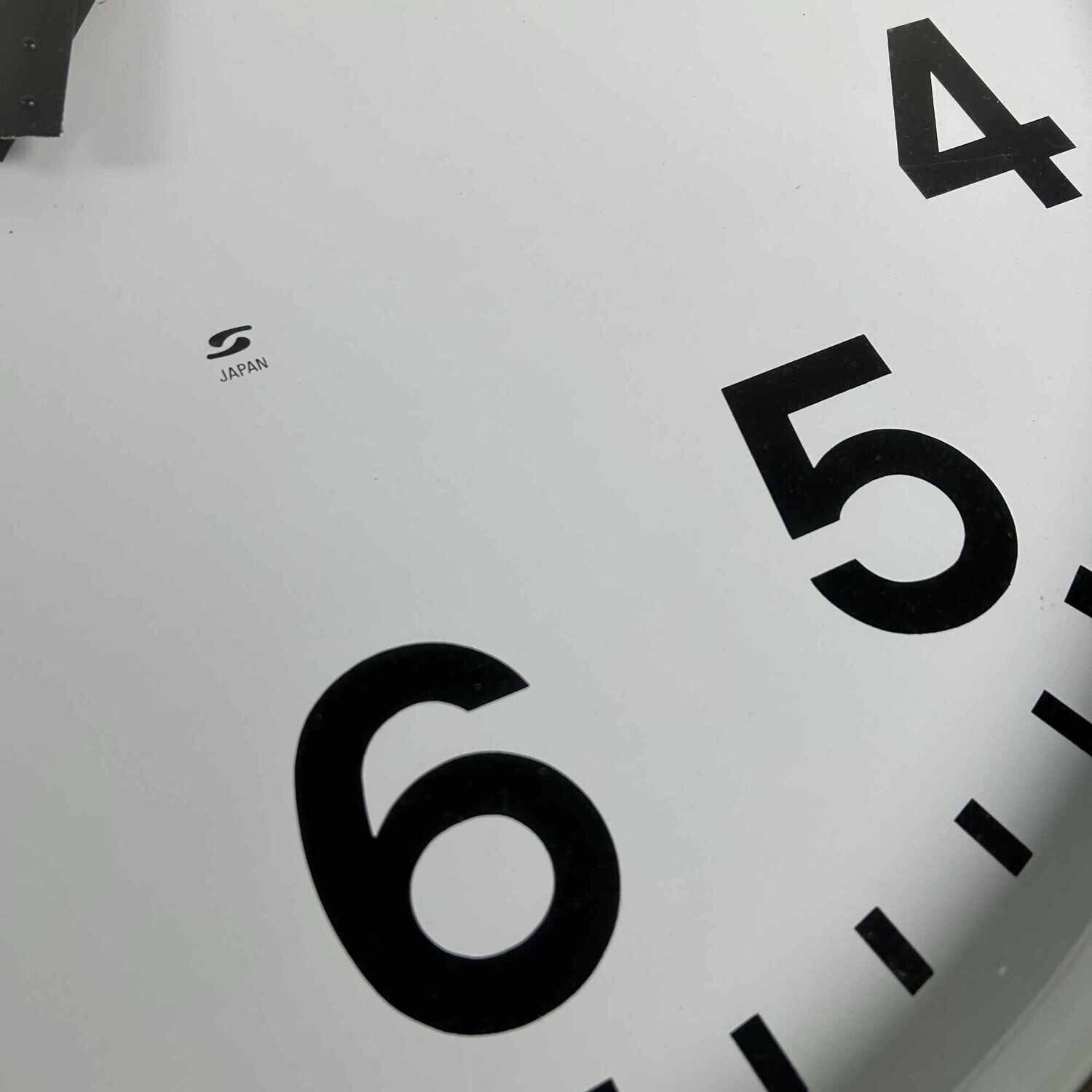 Industrial Vintage Wall Clock, SEIKO, Japan.