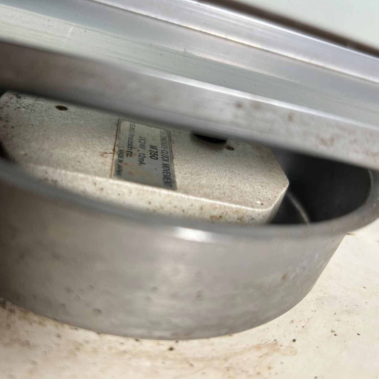 Industrial Vintage Wall Clock, SEIKO, Japan.