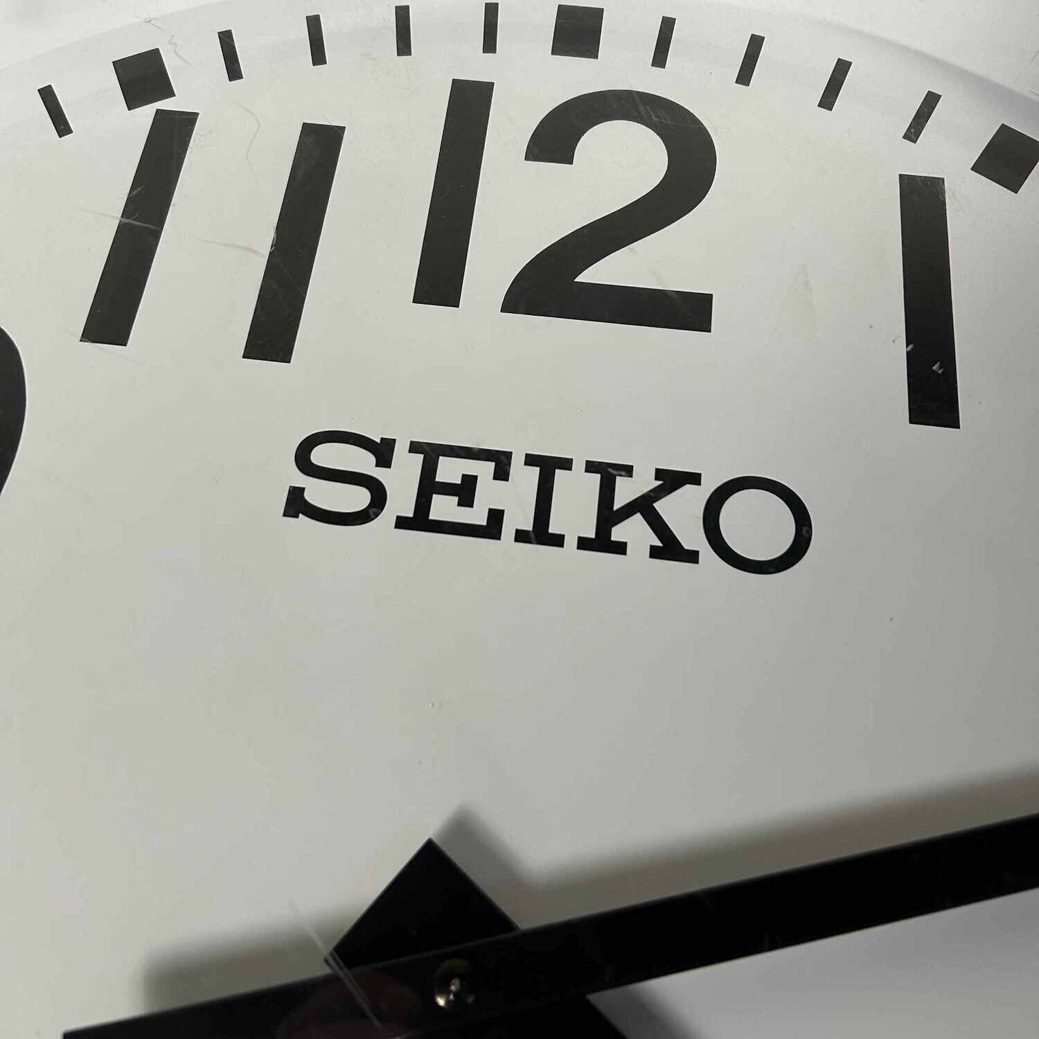 Industrial Vintage Wall Clock, SEIKO, Japan.