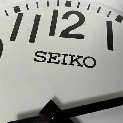 Industrial Vintage Wall Clock, SEIKO, Japan.