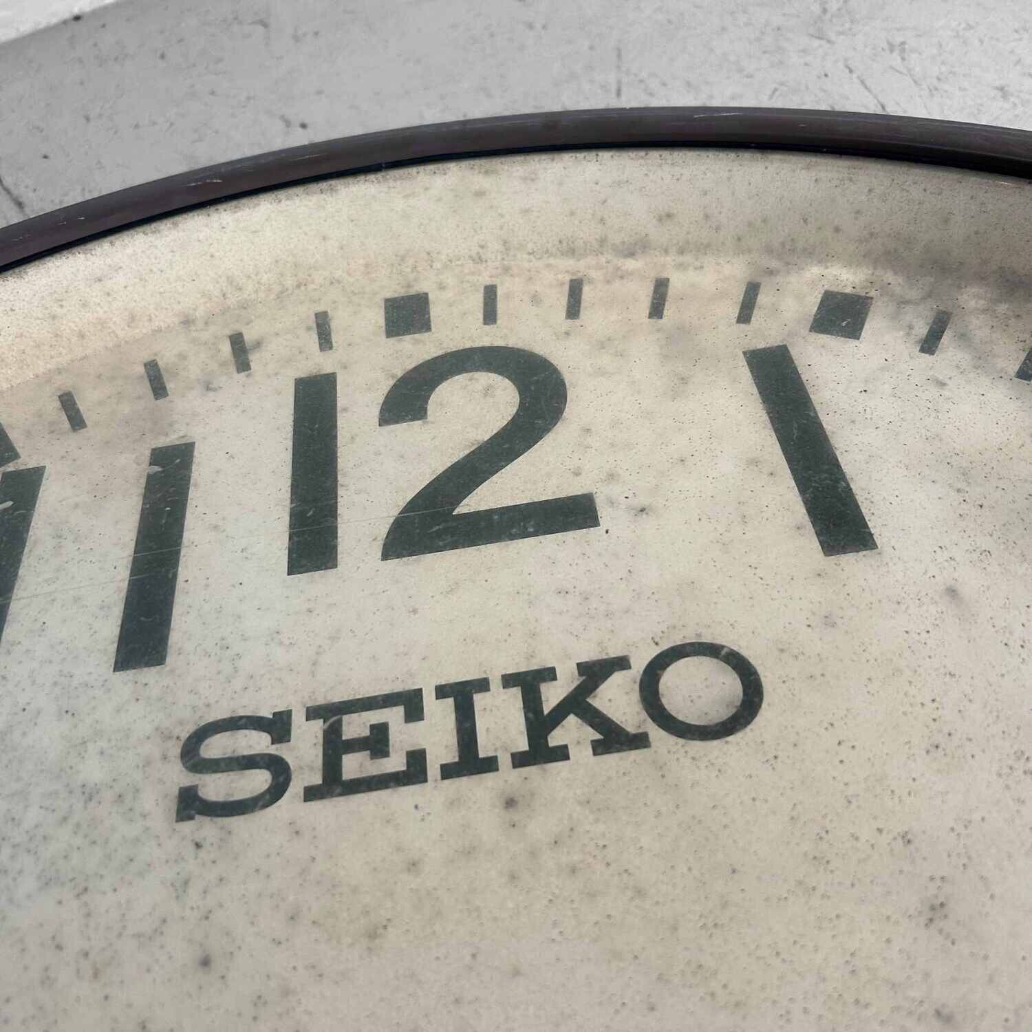 Industrial Vintage Wall Clock, SEIKO, Japan.
