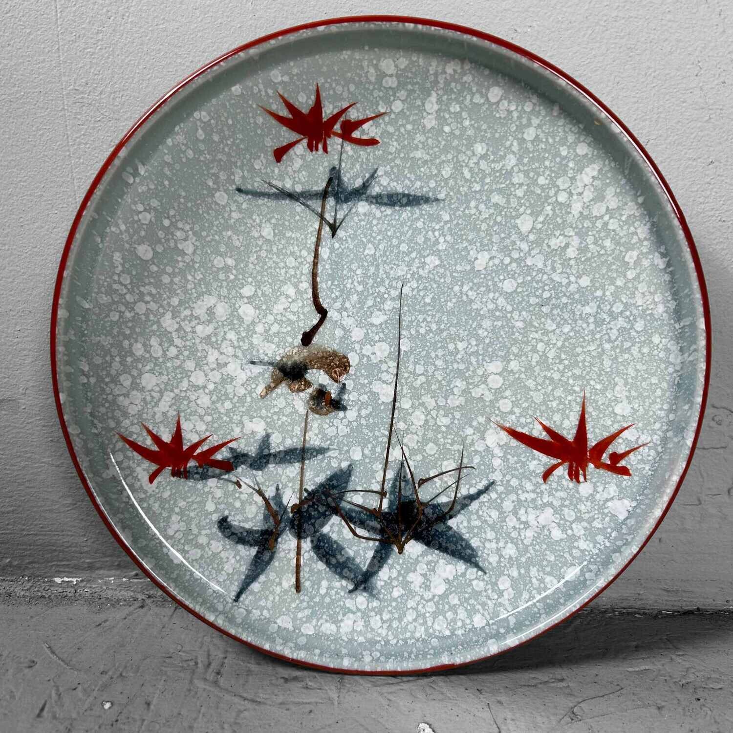 Mid Century Decoratief Porseleinen Schaalbord, Japan.