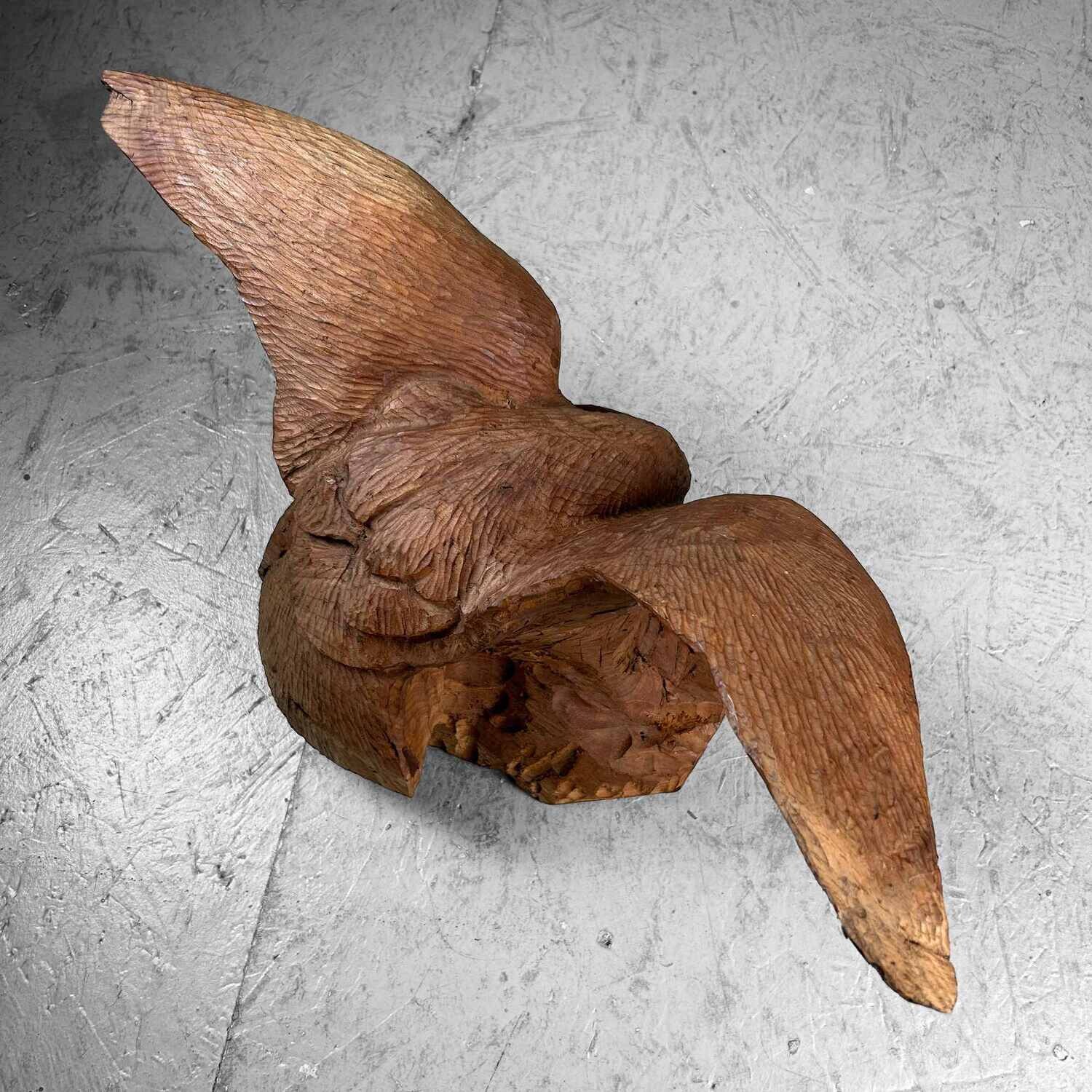 Decoratief Houtsnijwerk 'Arend', Mingei (民芸), Shōwa, Japan.