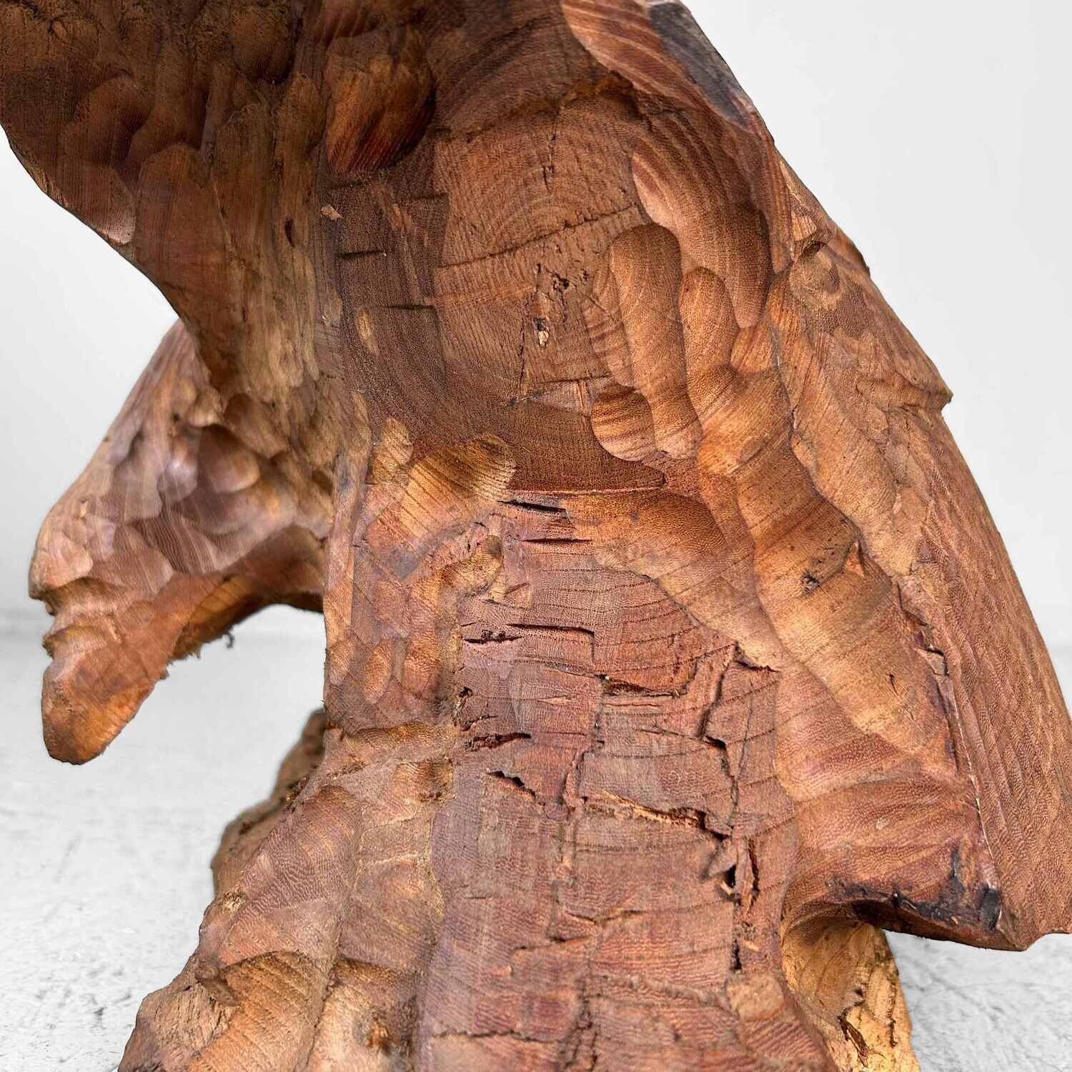 Decoratief Houtsnijwerk 'Arend', Mingei (民芸), Shōwa, Japan.