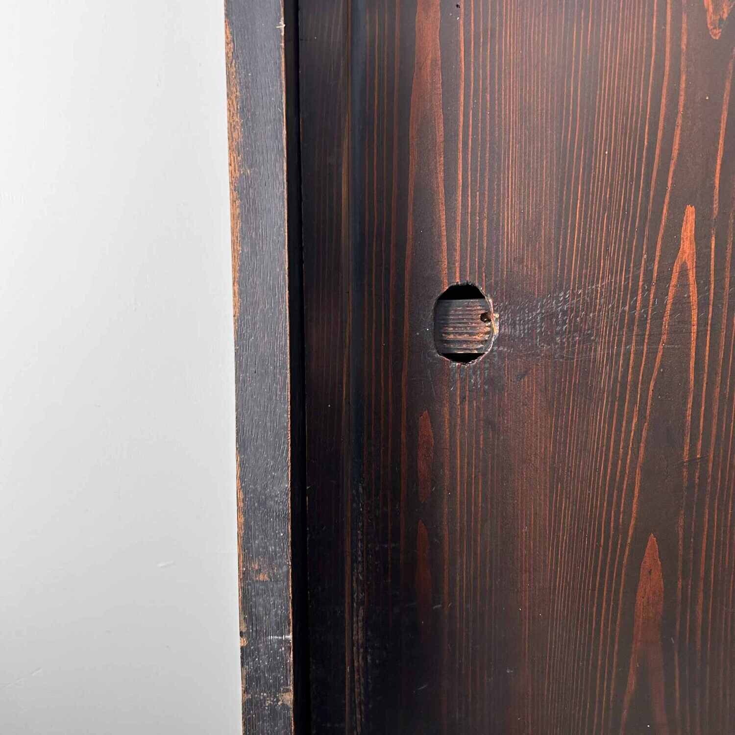 Tall Japanese Wabi Sabi Tansu Cabinet, Meiji Period. Tall Japanese Wabi Sabi Tansu Cabinet, Meiji Period.