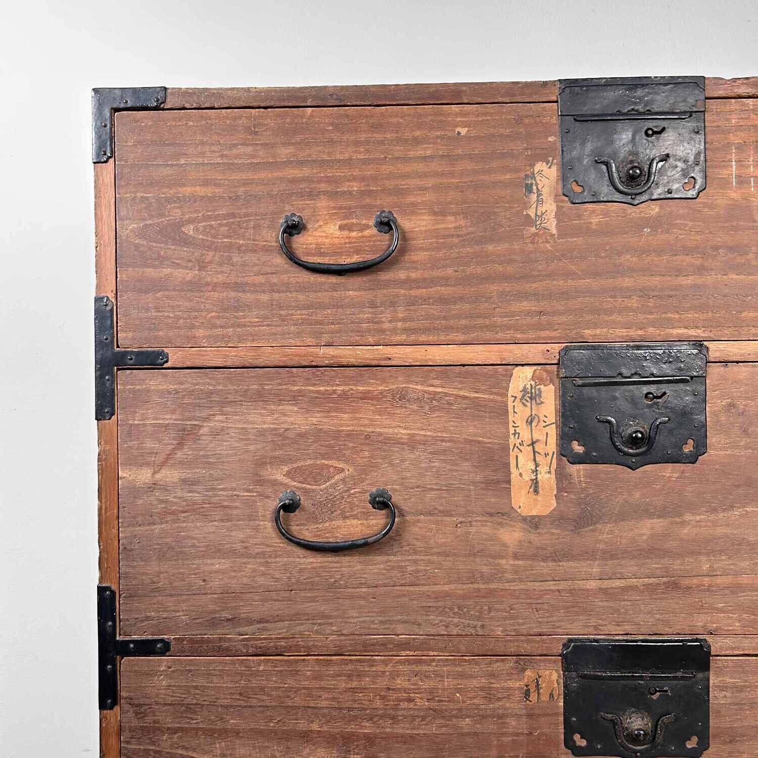 Japanse Traditionele Tansu Ladekast, Taishō-periode.