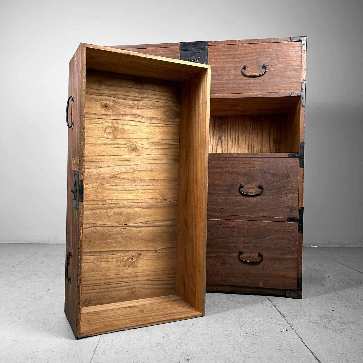 Japanse Traditionele Tansu Ladekast, Taishō-periode.