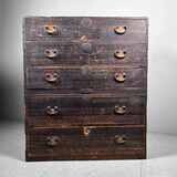 Japanese Traditional Tansu Chest of Drawers, Taishō Period.